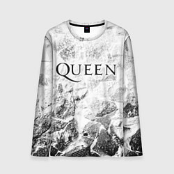 Лонгслив мужской Queen white graphite, цвет: 3D-принт