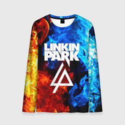 Лонгслив мужской Linkin park битва огней, цвет: 3D-принт