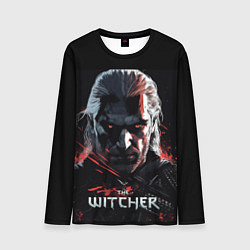 Лонгслив мужской The Witcher dark style, цвет: 3D-принт