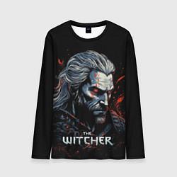 Мужской лонгслив The Witcher blood