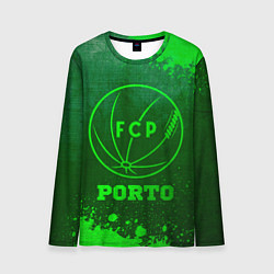 Мужской лонгслив Porto - green gradient