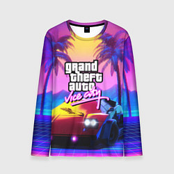 Лонгслив мужской Vice city retro wave Lambo, цвет: 3D-принт