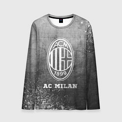 Мужской лонгслив AC Milan - grey gradient