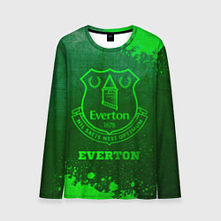 Мужской лонгслив Everton - green gradient