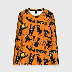 Мужской лонгслив Монстры хэллоуина