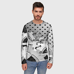 Лонгслив мужской Lexus carbon steel, цвет: 3D-принт — фото 2