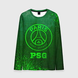 Мужской лонгслив PSG - green gradient