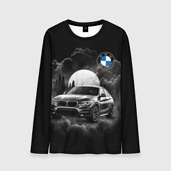 Лонгслив мужской BMW закат солнца, цвет: 3D-принт