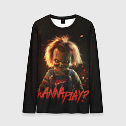 Мужской лонгслив Chucky wanna play?