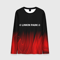 Лонгслив мужской Linkin Park 2024 red plasma, цвет: 3D-принт