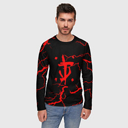 Лонгслив мужской Doom молнии, цвет: 3D-принт — фото 2
