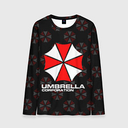 Мужской лонгслив Resident evil - umbrella corporation