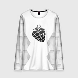 Мужской лонгслив Green Day white poly