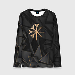 Лонгслив мужской Nightwish golden poly, цвет: 3D-принт