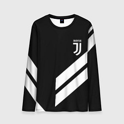 Лонгслив мужской Juventus line white, цвет: 3D-принт