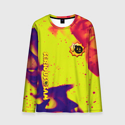 Мужской лонгслив Serious Sam flame yellow