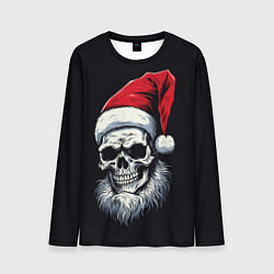 Мужской лонгслив Santa skull