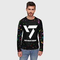 Лонгслив мужской Seventeen конфети, цвет: 3D-принт — фото 2