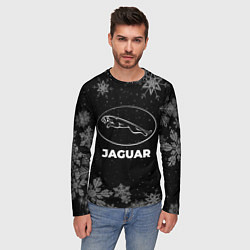Лонгслив мужской Снежный Jaguar, цвет: 3D-принт — фото 2