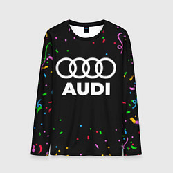 Лонгслив мужской Audi конфети, цвет: 3D-принт