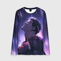 Лонгслив мужской Superman - Neon rain, цвет: 3D-принт