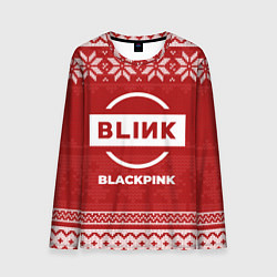 Лонгслив мужской Новогодний Blackpink, цвет: 3D-принт