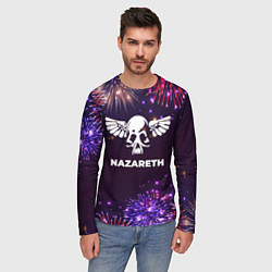 Лонгслив мужской Праздничный Nazareth, цвет: 3D-принт — фото 2