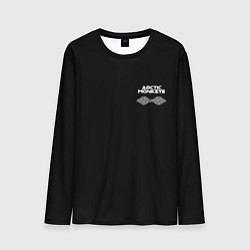 Лонгслив мужской Arctic Monkeys - classic black color, цвет: 3D-принт