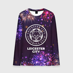 Мужской лонгслив Праздничный Leicester City