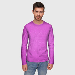 Лонгслив мужской Текстура розовой кожи, цвет: 3D-принт — фото 2