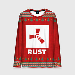 Мужской лонгслив Rust new year