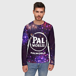Лонгслив мужской Праздничный Palworld, цвет: 3D-принт — фото 2