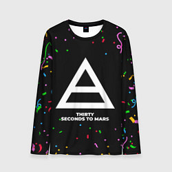 Мужской лонгслив Thirty Seconds to Mars конфети