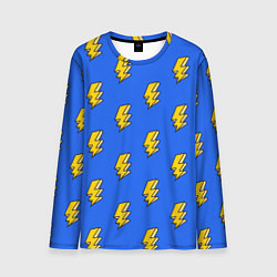 Лонгслив мужской Супер молнии, цвет: 3D-принт