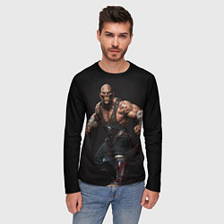 Лонгслив мужской Mortal kombat - baraka, цвет: 3D-принт — фото 2
