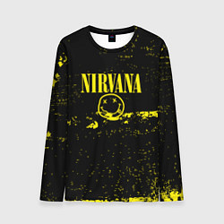 Лонгслив мужской Нирвана шум, цвет: 3D-принт