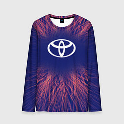 Лонгслив мужской Toyota red energy, цвет: 3D-принт