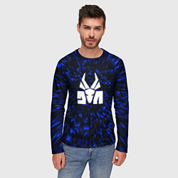 Лонгслив мужской Die Antwoord blue energy, цвет: 3D-принт — фото 2