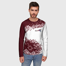 Лонгслив мужской Сноуборд горы зовут, цвет: 3D-принт — фото 2