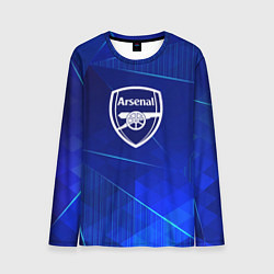 Лонгслив мужской Arsenal blue poly, цвет: 3D-принт
