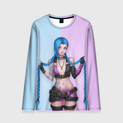 Лонгслив мужской League of Legends - Jinx, цвет: 3D-принт