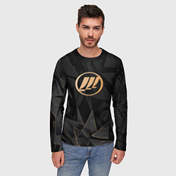 Лонгслив мужской Lifan golden poly, цвет: 3D-принт — фото 2