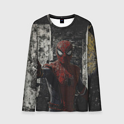 Лонгслив мужской Spider man night, цвет: 3D-принт
