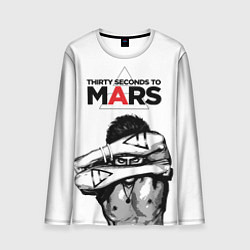 Лонгслив мужской 30 Seconds to Mars - poster, цвет: 3D-принт