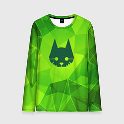 Лонгслив мужской Stray green poly, цвет: 3D-принт