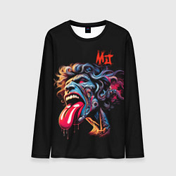 Лонгслив мужской Mick Jagger - Rolling Stones, цвет: 3D-принт