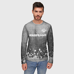 Лонгслив мужской Warframe - grey gradient посередине, цвет: 3D-принт — фото 2