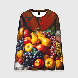 Мужской лонгслив Фруктовый натюрморт
