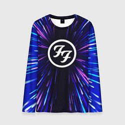 Лонгслив мужской Foo Fighters neon energy, цвет: 3D-принт