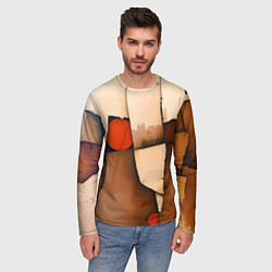 Лонгслив мужской Фрагментированная композиция, цвет: 3D-принт — фото 2